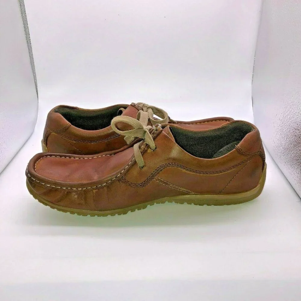 Marks and Spencer Blue Harbour Men's Size 8 ? Brown Leather Lace Up Shoes